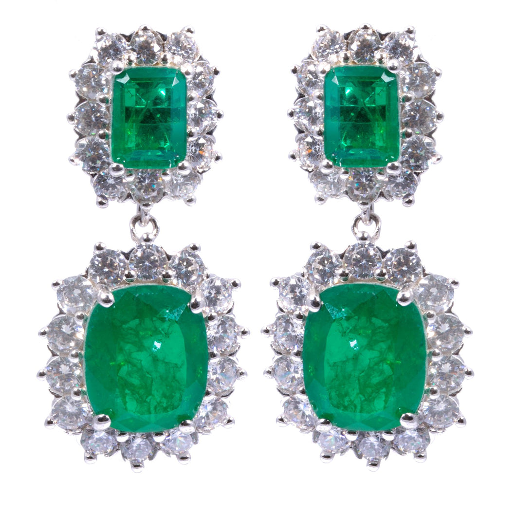 Emerald Drop Earrings